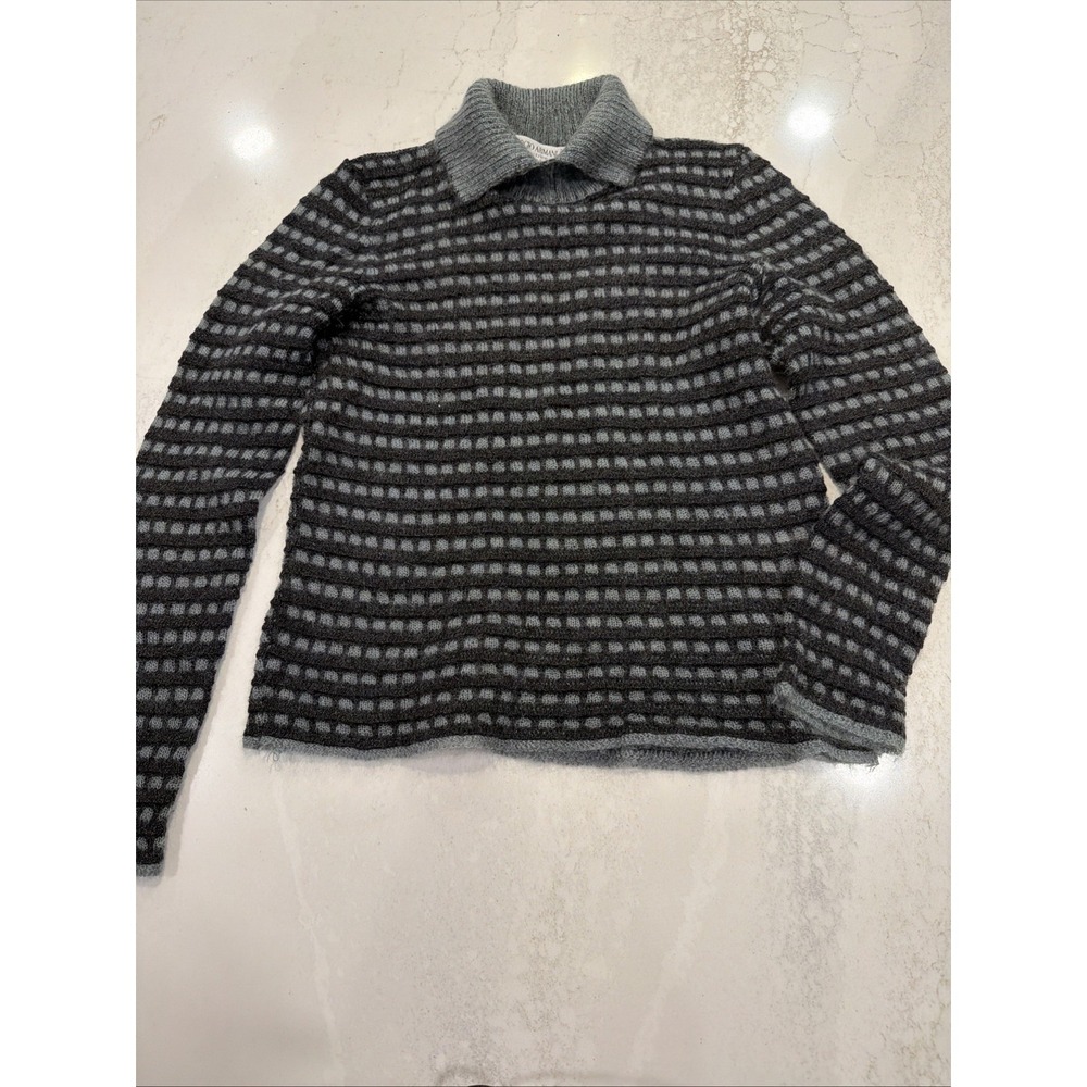 Vintage Giorgio Armani, Le Collezioni Super Kid Mohair Sweater fuzzy Knit Italy